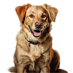 Dog Sitting - AR 11 Isolated on Transparent or White Background, PNG