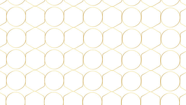 hexagonal abstract background. hexagon lines pattern.  vector illustration