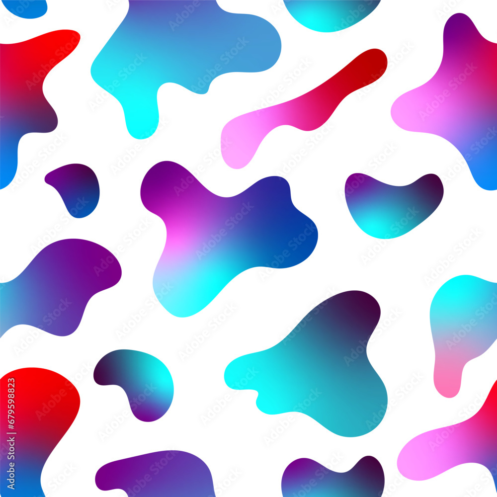 Poster vector abstract pattern of drops. colorful gradient for modern design