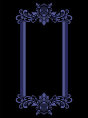 Vintage luxury ornament for decoration