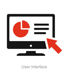 User Interface and ui controls icon concept 
