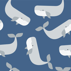 Cute animals winter pattern