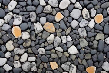 macro image of asphalt pebbles