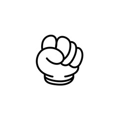 groovy comic hand vector. Collection of cartoon character hands