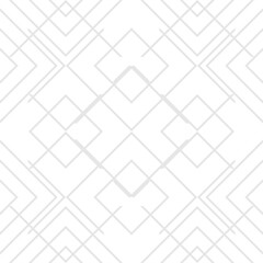 Seamless gray diamond pattern made from straight lines to create fabric and wallpaper. Geometric shapes in trendy retro style for room decoration.
