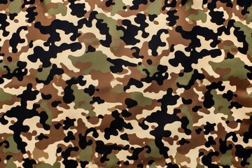 spotted camouflage pattern on a fabric