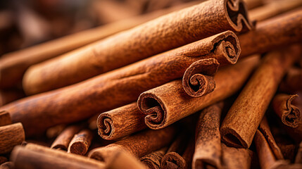 Fragrant cinnamon sticks - Powered by Adobe