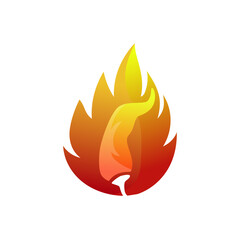 red chili logo vector, cafe and restaurant logo in white background