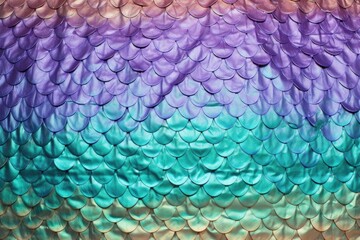 shimmering mermaid scale fabric in daylight