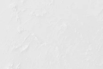 Fotobehang White rough texture with white painting brushstrokes. Light gray paint textures for Christmas banner background with snow effects. White color for cosmetic label backdrop. © Design Couple