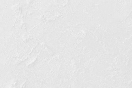 White rough texture with white painting brushstrokes. Light gray paint textures for Christmas banner background with snow effects. White color for cosmetic label backdrop.