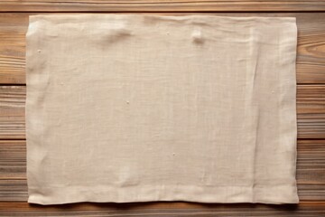 textured linen napkin on a table