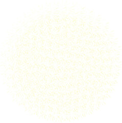 Ein kreisrundes, grafisches Designelement aus gelben, funkelnden Sternen - Design als Hintergrund, Überlagerung, Overlay und anderweitigen Gestaltungsmöglichkeiten