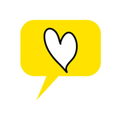 Heart Emoji. Vector illustration 