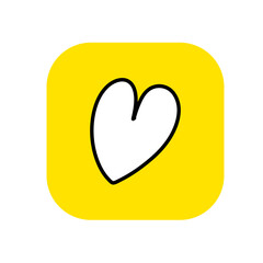 Heart Emoji. Vector illustration 