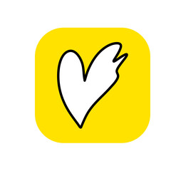 Heart Emoji. Vector illustration 