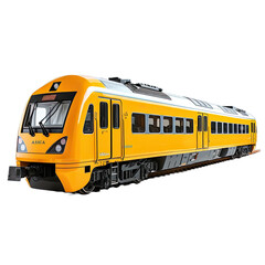 Fototapeta premium Racing Across Landscapes on a Fast Train