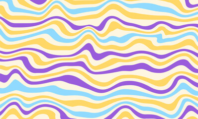 swirl texture wavy line groovy background psychedelic y2k retro illustration