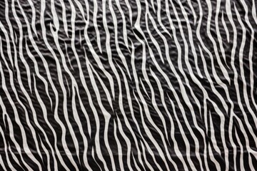 close shot of cowhide for a black and white pattern