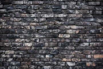 picture of a rough black brick wall