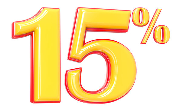 Font With Number 3D Rendering