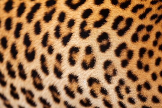 macro shot of cheetah skin emphasizing round spots