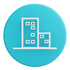 Office Building 3d icon