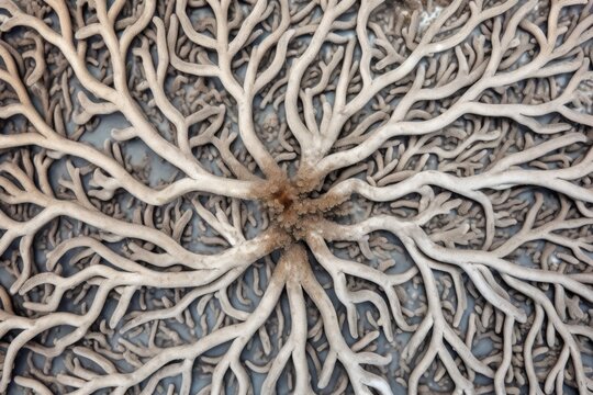 rough texture of a staghorn coral