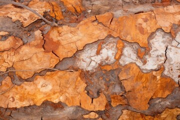 cork bark from cork oak tree
