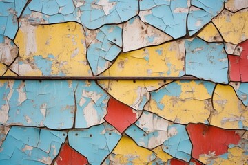 cracked paint texture on a wooden door