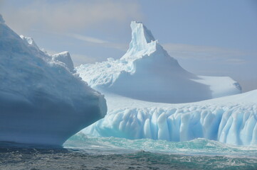 Antarctica - 15 Jan 2010 - Iceberg 3 - obrazy, fototapety, plakaty