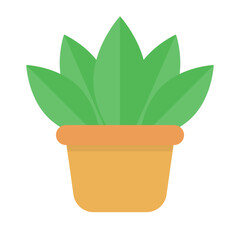 Modern houseplant icon. Plant icon. Vector.