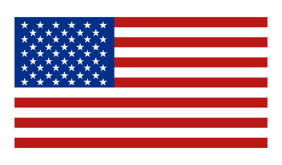 United States flag. American flag. Vector.