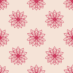 Fototapeta na wymiar Floral botanical texture pattern . Seamless flower pattern can be used for wallpaper, pattern fills, web page background, surface textures.