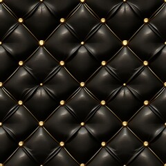 black luxury leather seamless pattern background