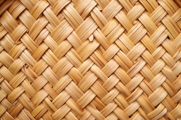 herringbone pattern on a woven basket