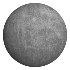 Steinkugel mit grauer grunge Oberfläche