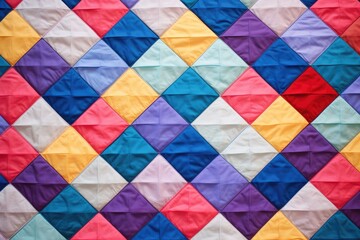 rhombus pattern of a quilt