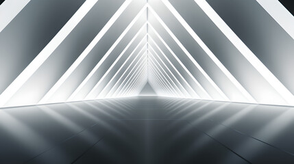 Symmetric Light Vortex: Converging lines creating light portal for Surrealism Concept Art, Generative AI