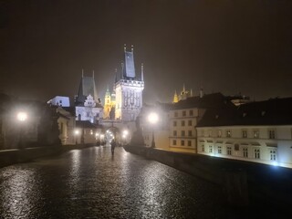 Obraz premium Prague at Night