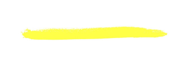 Gelbe Pinsellinie - Farbstreifen als grunge Hintergrund
