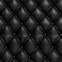 black luxury leather seamless pattern background