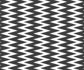 Naklejka premium Black and white zigzag chevron pattern