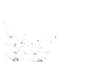 Wassertropfen Regentropfen regnerischer Nebel kleine Tröpfchen Tropfen auf transparentem...