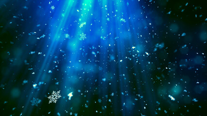 Christmas Theme Background Image, High Quality Christmas Winter Snow Heavenly Rays Background for...