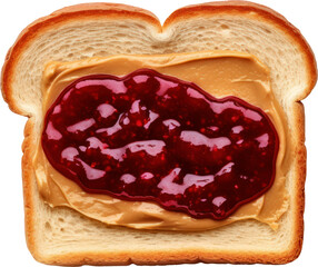 Peanut butter and jelly toast transparent background PNG clipart