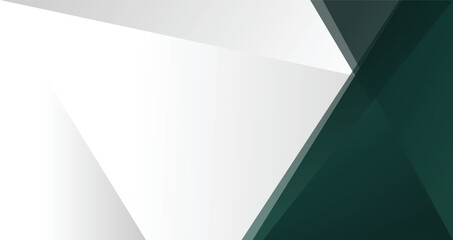 Abstract background with green window, banner