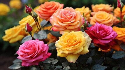 bouquet of yellow roses