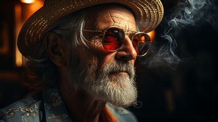 portrait of a person in a hat