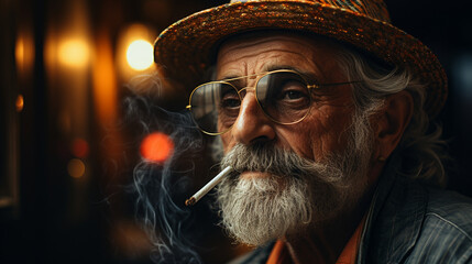 portrait of a person in a hat